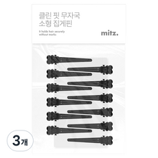 Mitz 美髮沙龍無痕髮夾 小型 12入