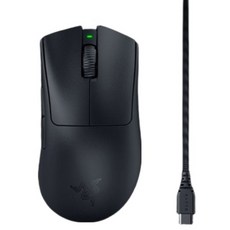 RAZER 雷蛇 煉獄奎蛇 V3 Pro 無線滑鼠 + 無線傳輸器, 黑色, RZ01-04630300-R3WL