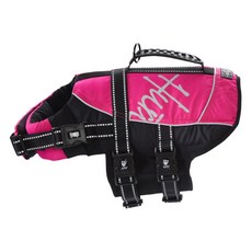 Hurtta 救生衣 醒目可見 重型提手 防水材料, 40~80kg, 粉紅色, 1個