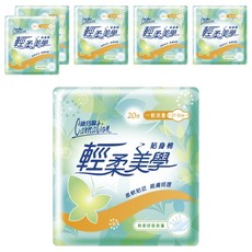 康乃馨 輕柔美學貼身棉, 一般流量 21.5cm, 20片, 6包