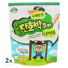 오가닉스토리 유기농 단호박쿠키, 2개, 60g, 단호박맛