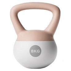 MICHAEL FITNESS 麥克健身 4~10kg 軟壺鈴 不傷地板, 8kg, 1個, 象牙白