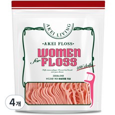 아케이 여성용 리빙 486 치실, 486개입, 4개