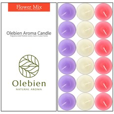 Olebien 香氛蠟燭, 綜合花香, 18個