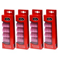 千日 導熱鋁製髮捲 小 6入, 4個, 隨機出貨