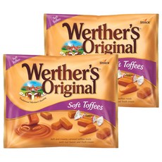 Werther's Original 道地的偉特 太妃軟糖, 2袋, 600g