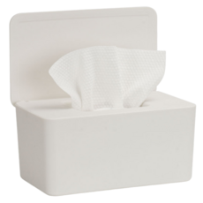comet 濕紙巾收納盒 18 x 11.5 x 7cm, 1個, 象牙白