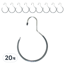 루시스 코팅 다용도 벨트 앤 모자걸이 B, 그레이, 20개