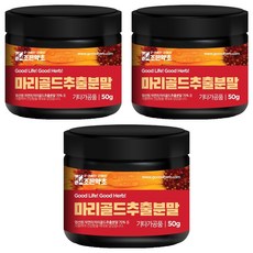 조은약초 마리골드 추출 분말, 50g, 3개
