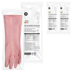 코멧 키친 고무장갑, 인디핑크, 중(M), 15세트