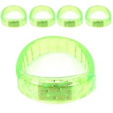 PARTYHAE LED發光果凍手環, 綠色, 5個