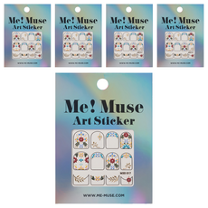 Me Muse 美甲裝飾貼紙 立體雕花 3D霧面雕花, 立體雕花 M3D017, 5包
