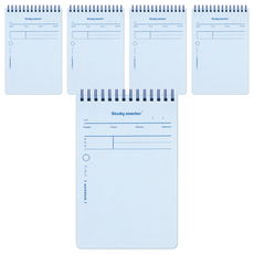 뮤니드 스프링 파스텔 상철 단어 암기 노트, 블루, 5개