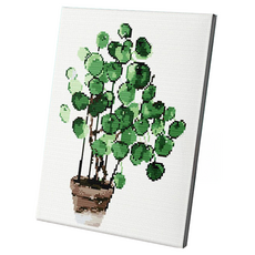 ARTJOY DIY鑽石畫 畫布款 30 x 40 cm, 尤加利樹, 1套