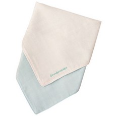 Bamboo bebe 棉花糖色系雙面圍兜