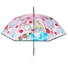 Disney 迪士尼 Alice in Wonderland 愛麗絲夢遊仙境 彩繪玻璃風雨傘 60cm