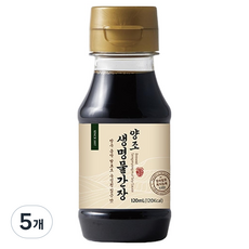 신앙촌 양조 생명물 간장, 120ml, 5개