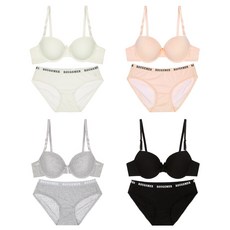 L.LOUNGE 棉質舒適內衣褲組 4款