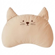 Hello HIZOO 手工製動物造型純棉柔感兒童枕, Hi Cat, 1個