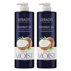 KERASYS Coconut Oil 椰子油光澤潤髮乳, 1L, 2瓶