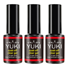 YUKI 頂級R系列可卸式透明凝膠, 3個