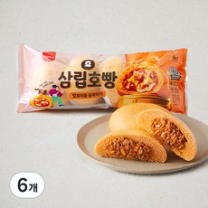 삼립호빵 발효미종 듬뿍피자 호빵, 95g, 4개입, 6개
