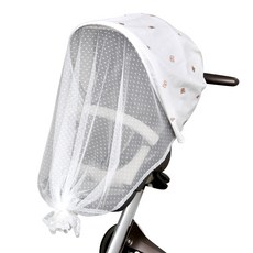 Manito 刺繡推車罩, 愛心泰迪熊款, 1入