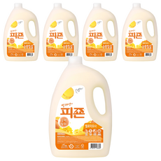 피죤 레귤러 섬유유연제 옐로미모사 본품, 3.1L, 5개