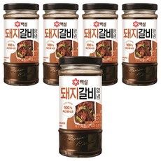 CJ BEKSUL 白雪 豬排骨調味醬, 290g, 5個