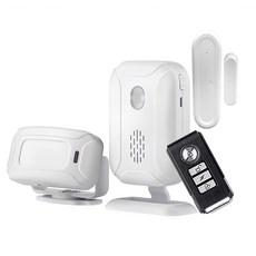 e-kit 逸奇 多功能紅外線分離式迎賓門鈴警報器4件組 ES-50B LED燈 100米感應距離, 1組