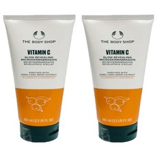 THE BODY SHOP 美體小舖 維他命C亮膚微晶煥膚磨砂乳, 2個, 100ml