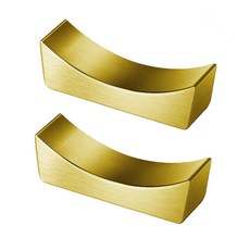 Koiff 弧形不鏽鋼湯匙筷架, 金色, 2個