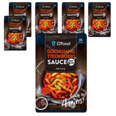 O'Food 清淨園 傳統辣炒年糕醬,120g,6包