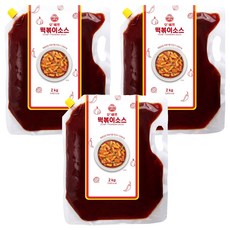 오뚜기 오쉐프 떡볶이소스, 2kg, 3개