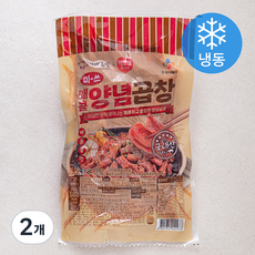 이츠웰 미쓰족발 CJ프레시웨이 매콤 양념곱창 (냉동), 1kg, 2개