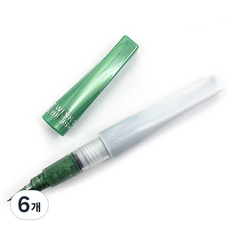 ZIG 金屬刷毛筆, 綠色, 6個