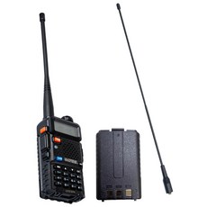 BAOFENG 寶峰 UV-5R 雙頻對講機 附40cm長天線 + 原廠1800mAh備用電池, 1個