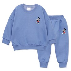 LITTLE RABBIT 童款米奇圖案長袖上衣+縮口長褲套裝