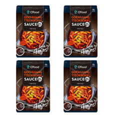 O'Food 清淨園 傳統辣炒年糕醬,120g,4包,道地韓式風味