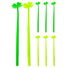 indi.k 幸運四葉草原子筆 0.5mm 淺綠 2入 + 綠色 2入, 2套, 混合色
