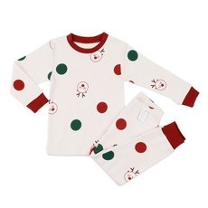 Maykids 孩童麋鹿圖案長袖睡衣+長褲