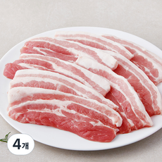 미트엔조이 멕시코산 듀록 삼겹살 구이용 (냉장), 500g, 4개