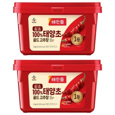 CJ Haechandle 好餐得 太陽草 金牌辣椒醬, 2個, 2kg