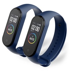 구스페리 스마트밴드 실리콘 스트랩, 네이비, 2개