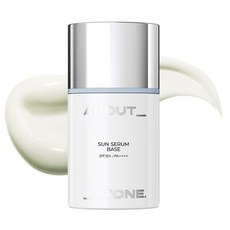 AboutTone 防曬精華基底 無色 SPF50+ PA++++, 1個, 30ml