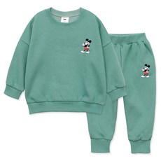 LITTLE RABBIT 童款米奇圖案長袖上衣+縮口長褲套裝