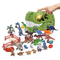 TOY GATE 暴龍公園汽車恐龍公仔45件組, 1套