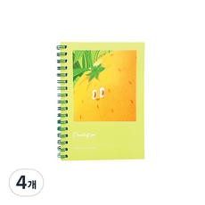 Jmilk 清單筆記本 50張 A6, 我是橘子, 4個