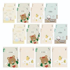 PENPIA 1000 小學線圈筆記本 圖畫日記 單面 共用, 20個, 隨機出貨