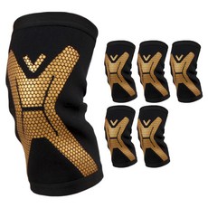 라이프포인트 충격흡수 무릎 보호대 골드, 6개